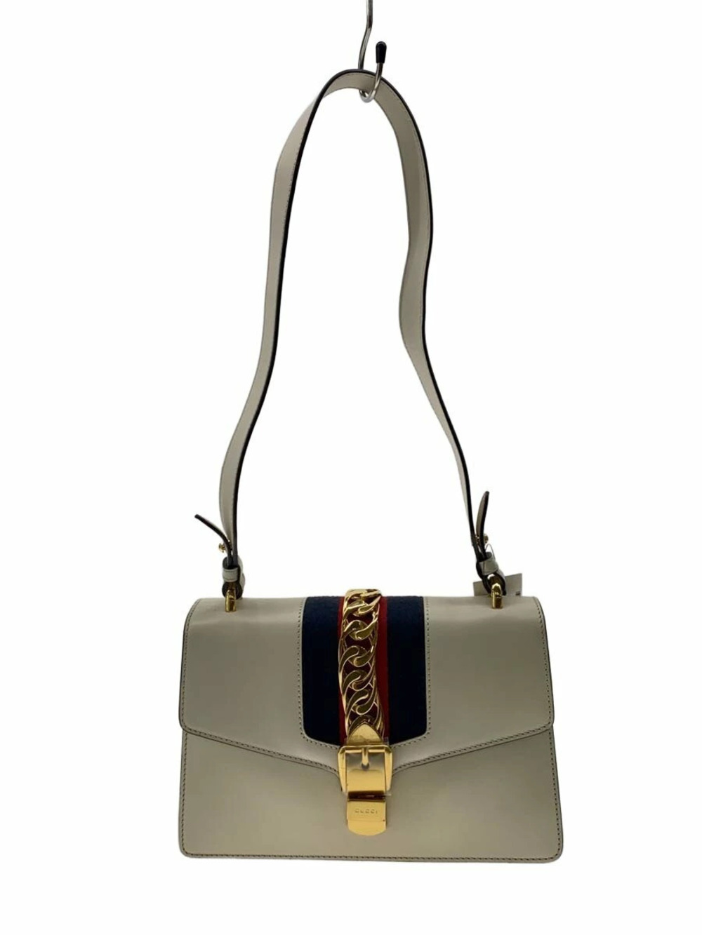 Gucci Sylvie Hobo Bag Leather White